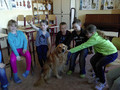Hundebesuch in unserer Grundschule